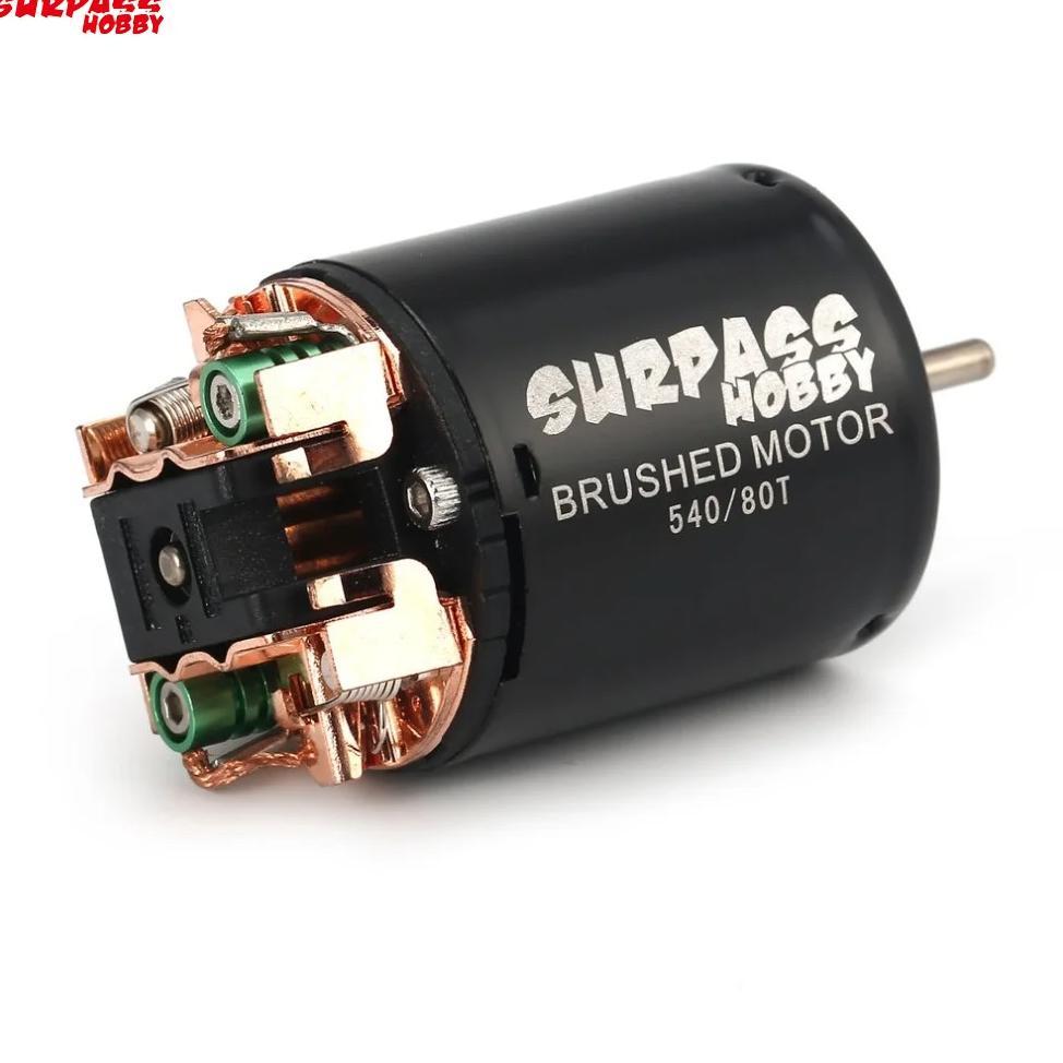 Surpass 540 13T 17T 21T 23T 27T 35T 45T 55T 80T Brushed Motor for RC Car 1/10 Rock Crawler 4WD Vehic