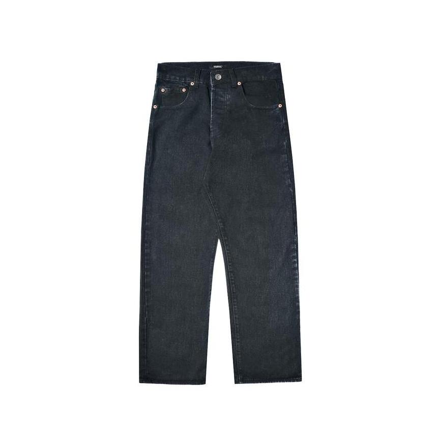 Mntp- Vearst Pants Regular Baggy Jeans Griffon Black Washed