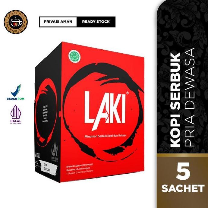 Gasskuy- Laki Kopi Minuman Original Bpom 1 Box Isi 5 Sachet | Meningkatkan Kekebalan Tubuh & Stamina