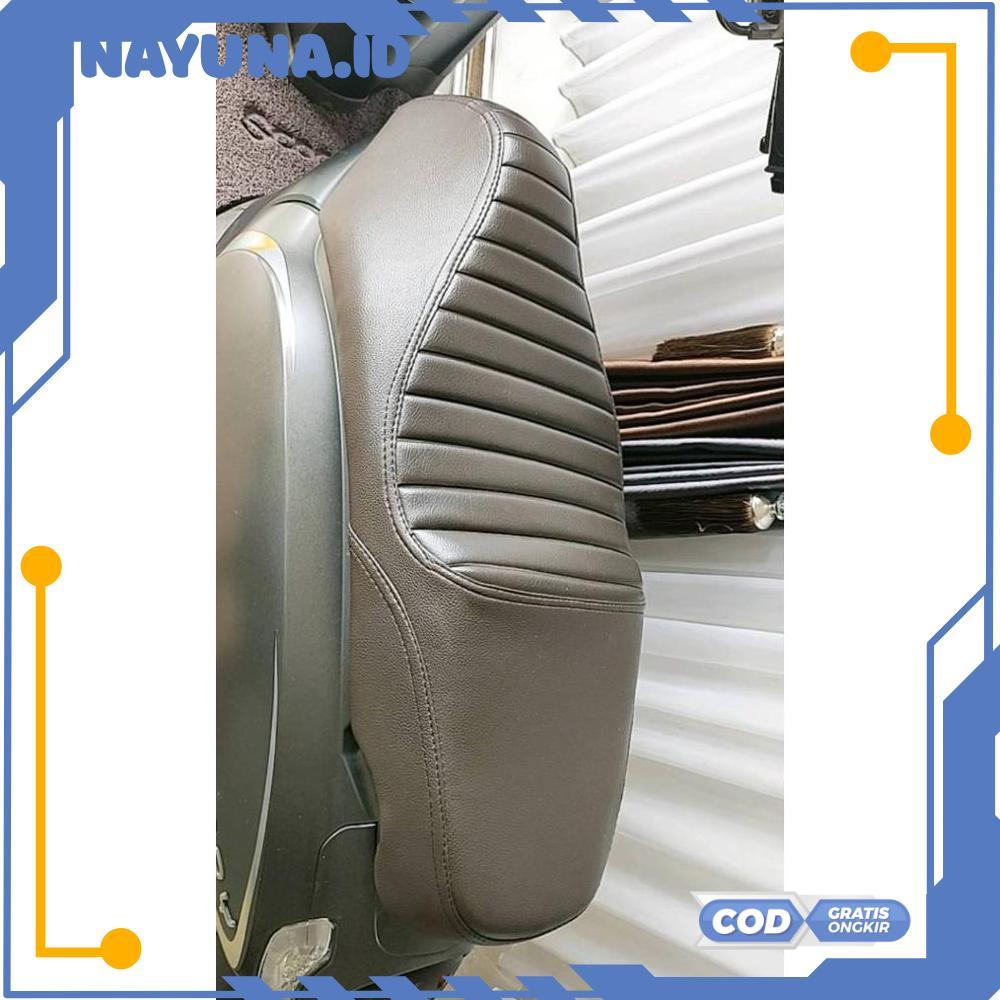 Jok honda scoopy caferacer-jok scooy karbu fi new caferacer doubleseat ala vespa - RO30-0912 2025 Bi