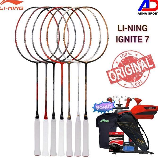 NEW Raket Badminton Lining IGNITE 7 / IGNITE7 Original