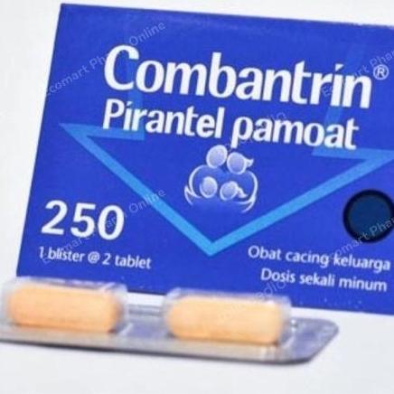 Healt- Combantrin Tablet 250 Mg Pyrantel Pamoat Obat Cacing