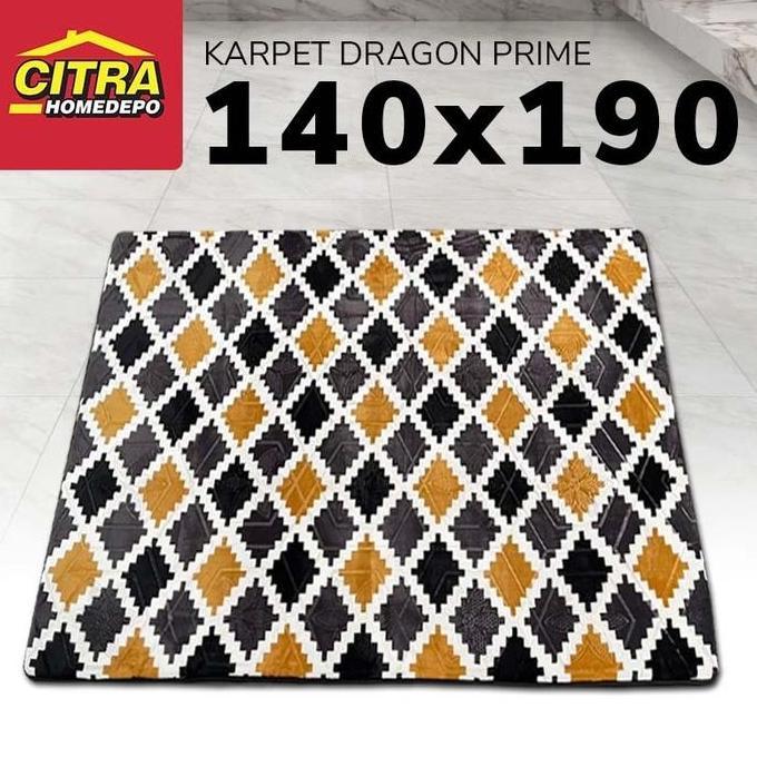 Karpet Busa Malaysia Dragon 140x190 Karpet Lantai Empuk Tebal Anti Slip