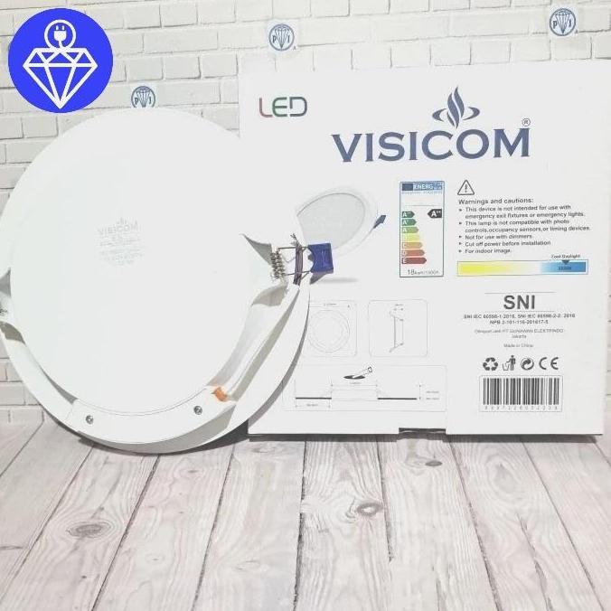 Lampu Downlight Led Panel 18 watt Visicom