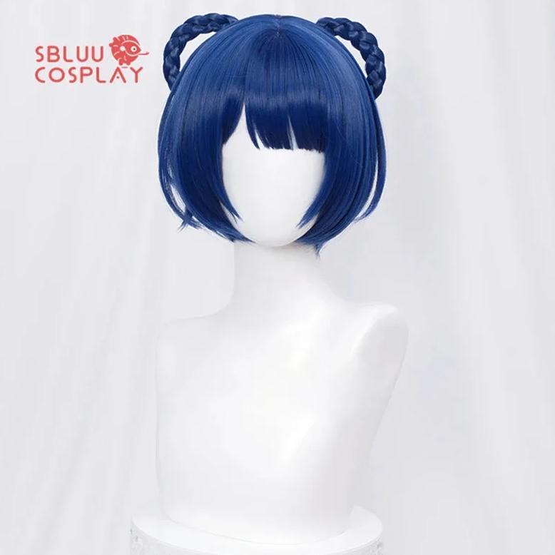 LQSBluuCosplay Genshin Impact Cosplay Xiangling Cosplay Wig