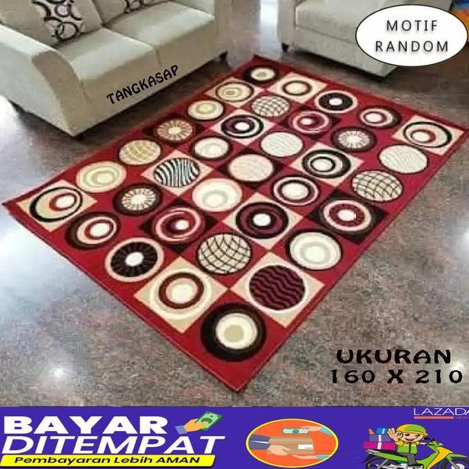 KARPET LANTAI | KARPET MODERNO ASLI PREMIUM UKURAN 160 X 210 - TANGKASAP