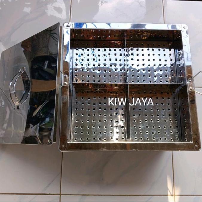dandang kotak bakso malang sekat 4 tanpa kuah Stainless Steel TER