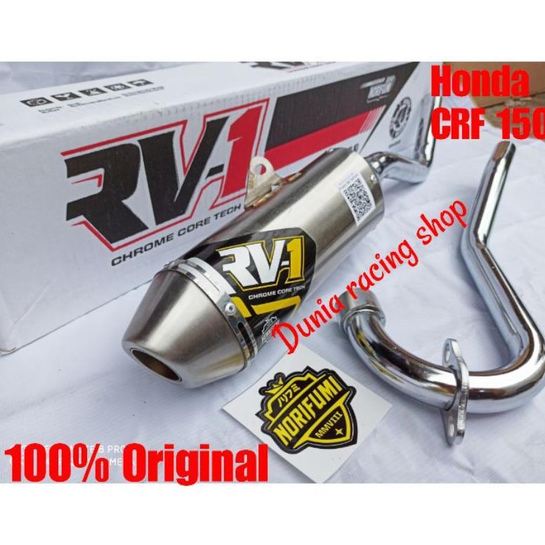 Knalpot Norifumi RV1 N4 CRF 150 KLX 150 DTracker 150 RV1 N4 RV1 Shorty Fullset Fullsystem Original N