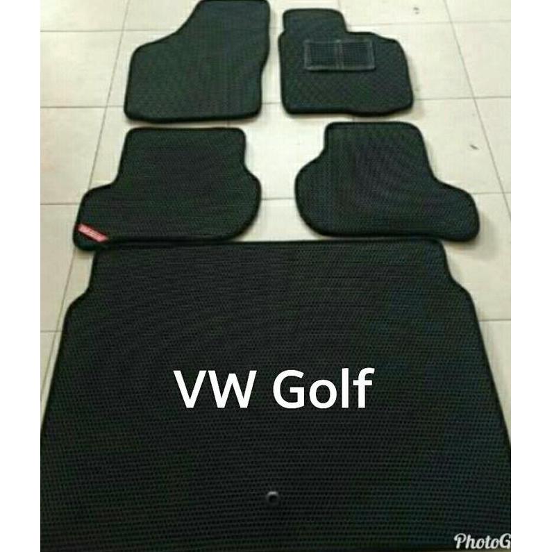 Karpet Mobil Vw Golf Full Bagasi Bahan 2 Lapis Murah