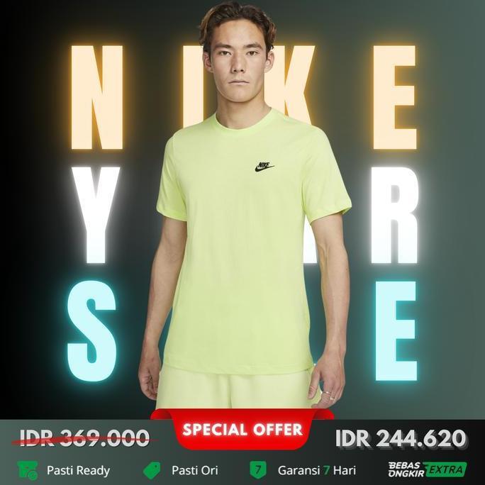 Kaos Nike Original Pria Sportswear Club Basic Tee Terlaris