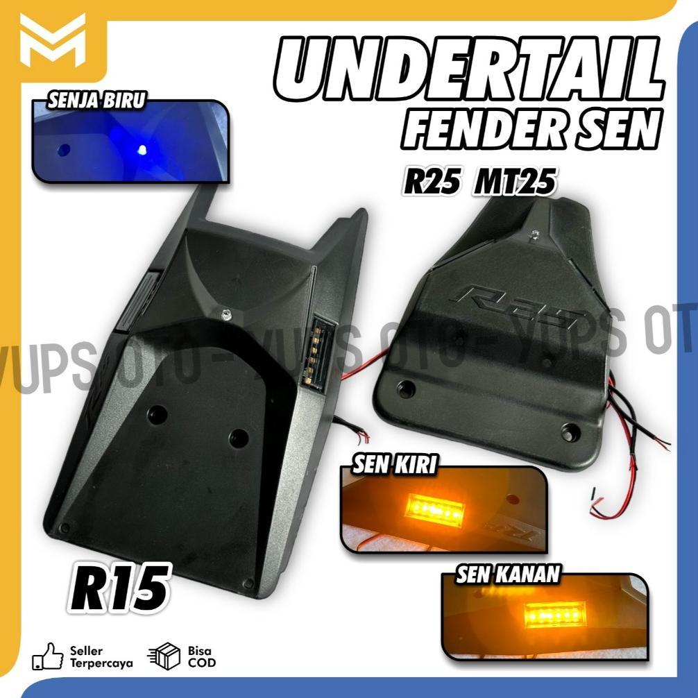 FENDER R15V3 R25 MT25 UNDERTAIL UNDER TAIL TIDY YAMAHA MT 25 UNDERTY R15VVA VVA V3 STREET FENDER SET