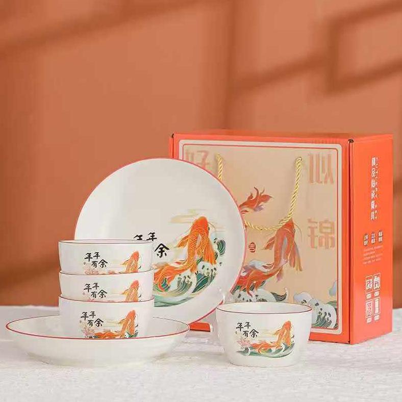 Hampers Imlek Chinese New Year / Mangkok Set Premium Bowl Set / Mangkok Set Imlek / Bowl Set Imlek
