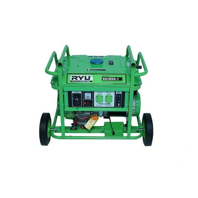 Diskon Ryu Generator Listrik Genset Gasoline Generator Set Rg7800-1