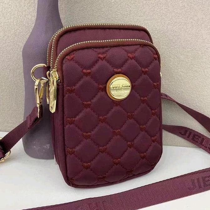 New- Jielshi Tas Selempang Wanita Terbaru Jielshi 3538 Bahan Perasut Anti Air