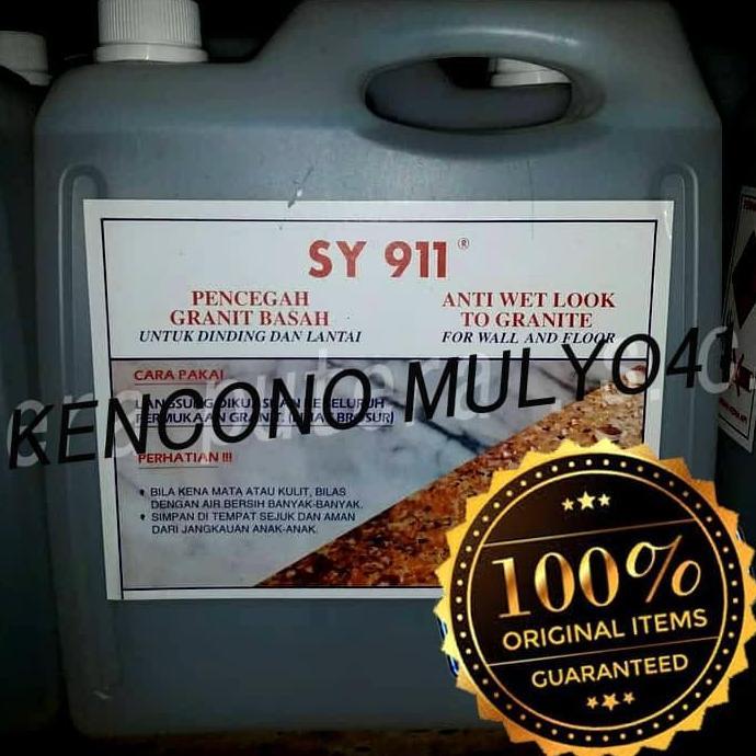 Coating / Koting SY 911 Pencegah Granit Basah 1Galon @5Liter