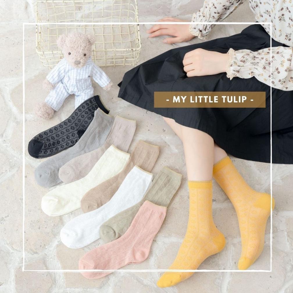 Slmtkaki- Kaos Kaki Brokat Halus Girly / Kaoskaki Wanita Brukat Lembut Import