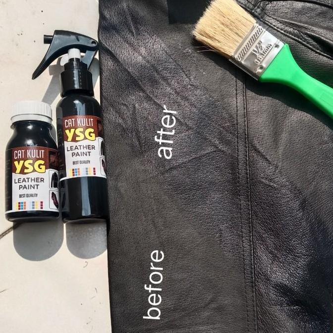 Good- cat jaket kulit asli warna hitam isi 80ml,cat tas kulit,sepatu kulit