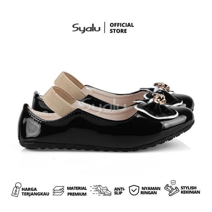 DISKON Syalu Sepatu Balet Anak Perempuan Usia 1-2 Tahun Lucu Kekinian Ootd elegan WDP01 Kaki Motif P