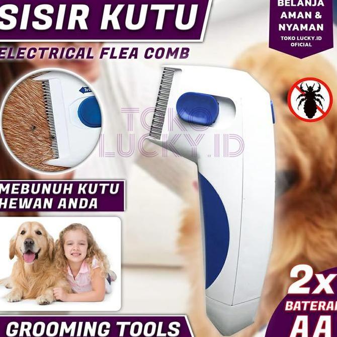 SISIR KUTU ANJING KUCING - SISIR KUTU ELEKTRIK