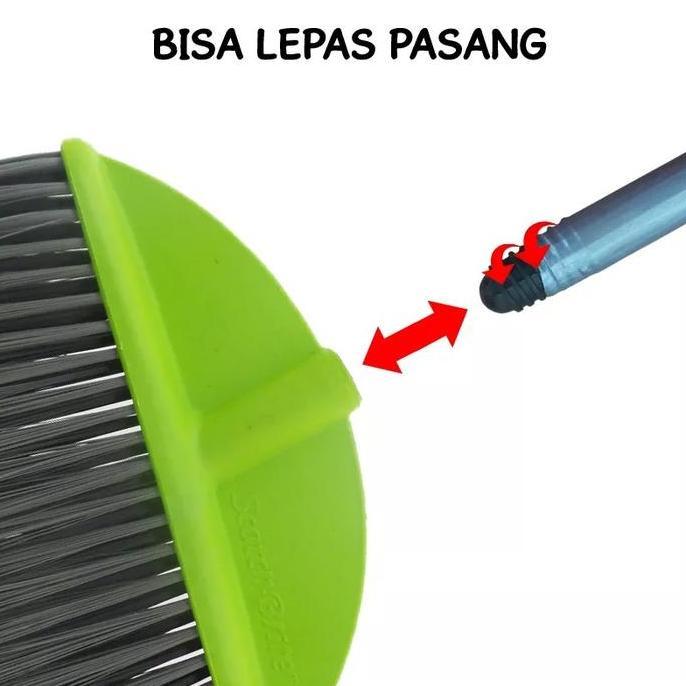 Lansungkirim- 3M Scotch-Brite Sapu Nilon, Sapu Kipas