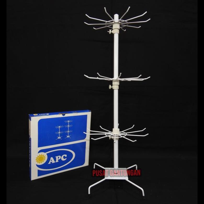 Gantungan Aksesoris Matahari 3 Susun | Rak Display Aksesoris (batang besar)