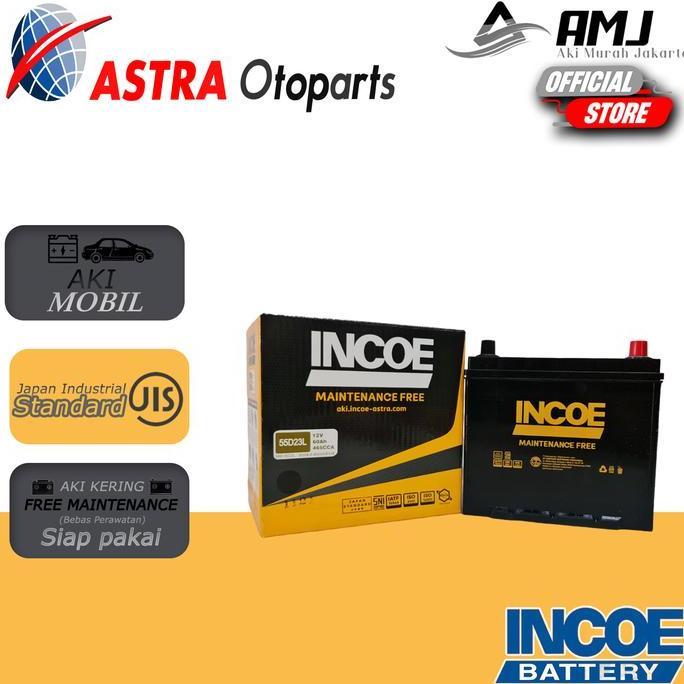 Incoe MF Astra Aki Mobil Hyundai Trajet 55D23L - 60Ah Aki Kering