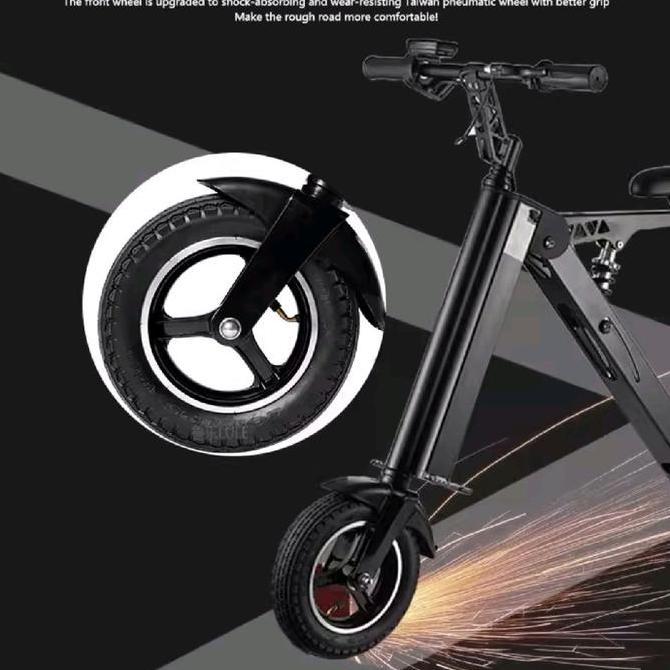 Terlaris Millenium Skuter Type Xrd2 Sepeda Listrik Lipat 3 Roda 25-30Km 3 Percepatan 3 Gigi 36V 7.5A