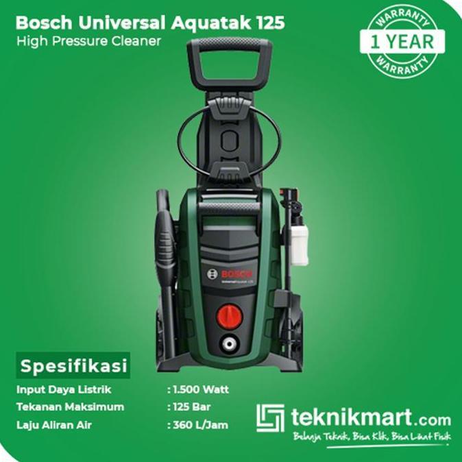 Promo Bosch Mesin Cuci Kendaraan 125Bar 1500Watt Aquatak Universal 125 - Aquatak Only