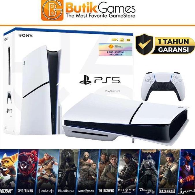 Terlaris Sony Playstation 5 Ps5 Slim Console Mesin Disc Version Full Game