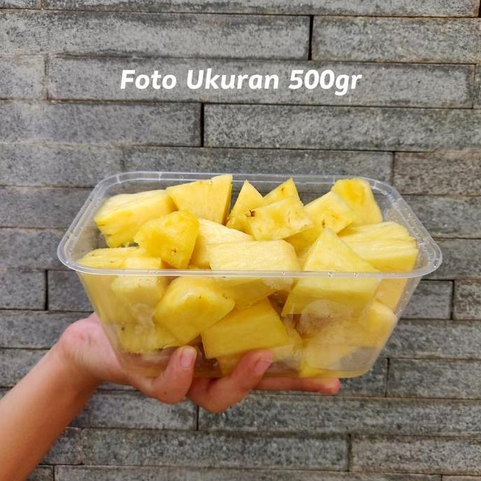 Fruxi- Nanas Honi Sunpride Potong 500Gr