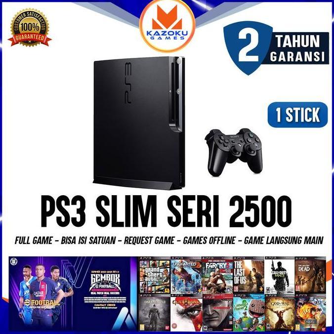 Terlaris Garansi 2 Tahun | Ps 3 Playstation Sony 3 S25Xx Hdd  500Gb - 1 Tb -Free Stick Full Game