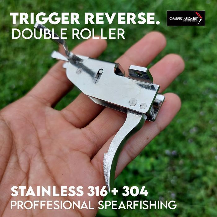 Trigger Reverse Double Roller For Speargun Original Dan Terpercaya