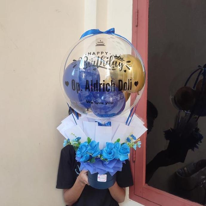 Flwr- Buket Kosongan Buket Balon Isi Sendiri