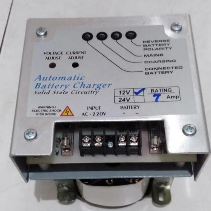Spesial Charger Automatic Baterai Aki 12V 7Ah/Charger Auto Aki Trafo Panel Amf