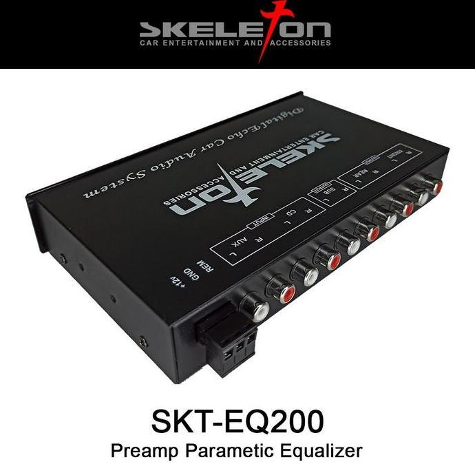 Volk- Parametric Equalizer (With Usb) Karaoke Mobil Preamp Parametrik Skeleton Skt-Eq200