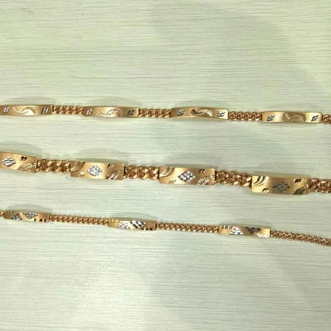 Terlaris Als - Gelang Emas 375%/Perhiasan Gelang Plat - Asles