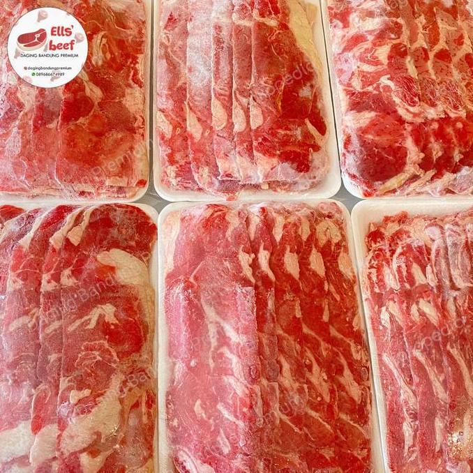 Us beef slice no trim / daging yoshi 1kg