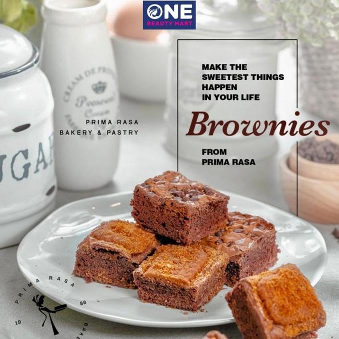 KUE BROWNIES ALMOND ORIGINAL PRIMA RASA BANDUNG - BROWNIS PRIMARASA