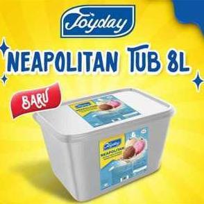 Es Krim Joyday 8 liter Neapolitan