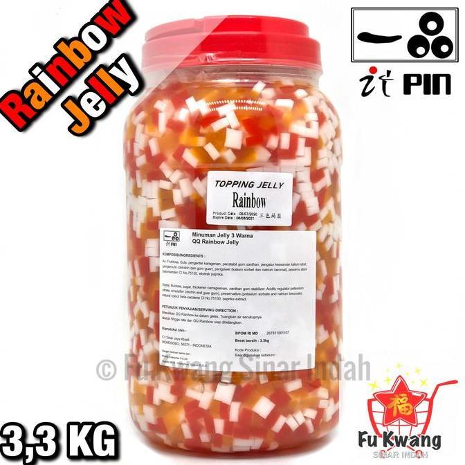 Rainbow Jelly Topping It Pin