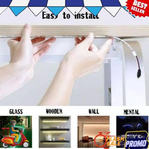 [3528 10m] Lampu led strip rgb 16 warna remote tiktok warna warni lampu kamar dinding Sale