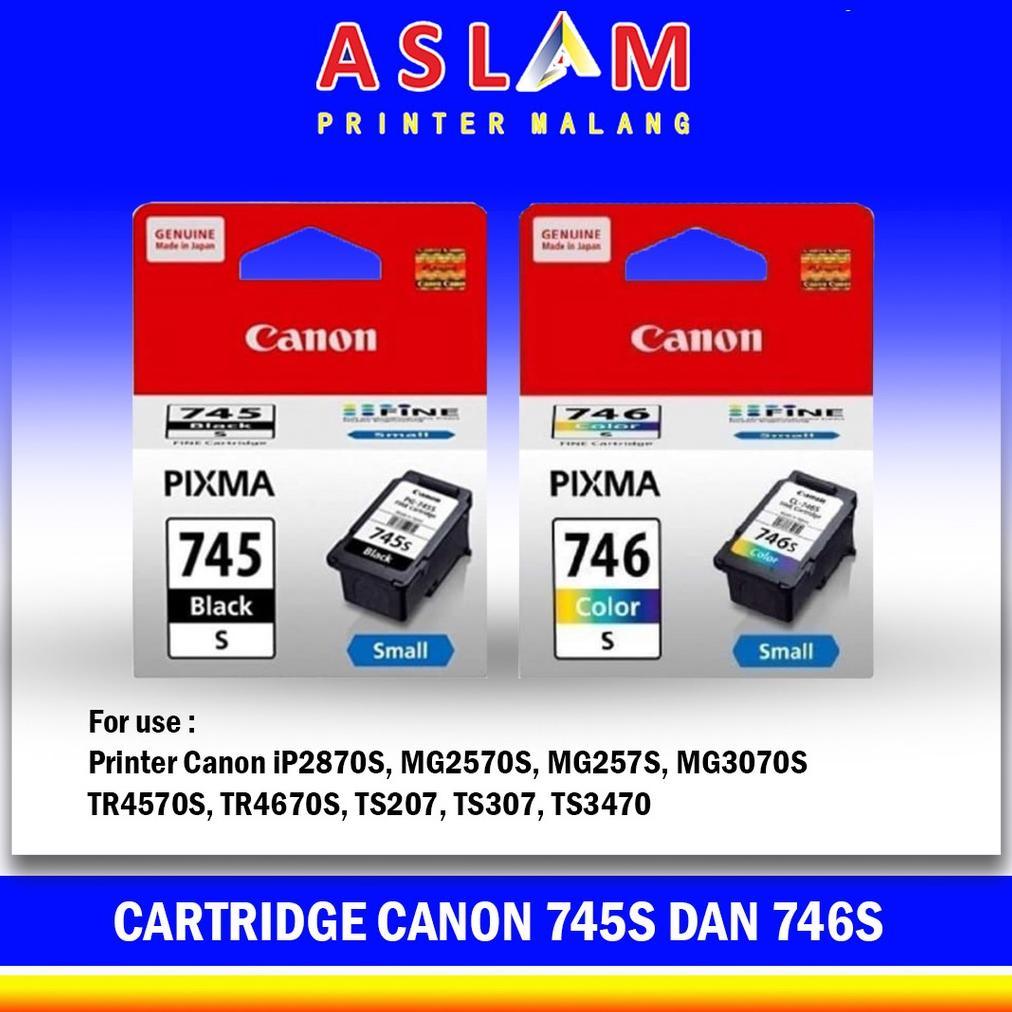 Cartridge Canon 745s 746s Tinta Canon mg2570s Catrid Canon 745s 745 Small 746S 746 Small