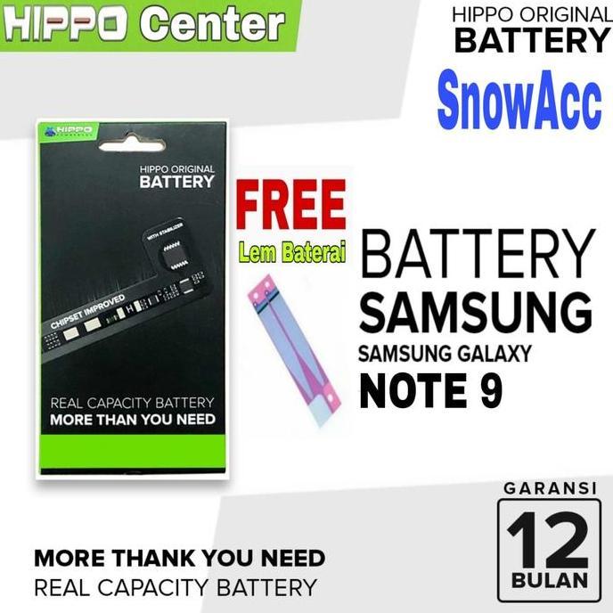 TERBARU - Hippo Baterai Samsung Note 9 Battery Samsung Galaxy Note 9 Batre Hippo