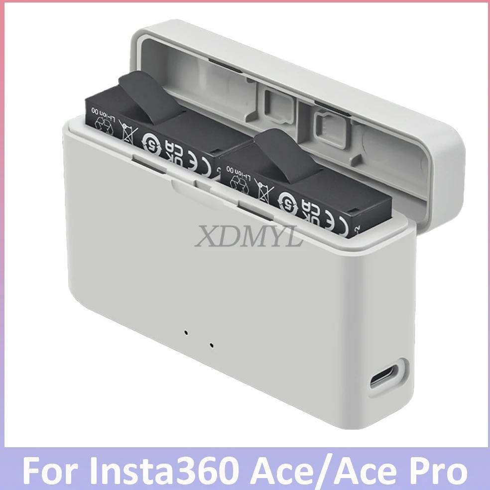 For Insta360 Ace Pro/Ace 2-Ways Fast Charging Case Battery Charge Storage Station Battery for Insta3