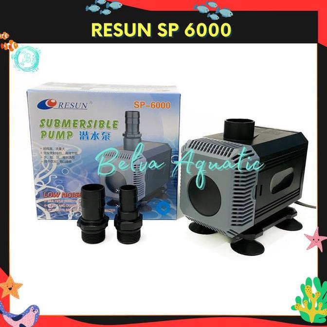 Resun SP-6000 Pompa Air Celup  Aquarium Kolam Hidroponik Pompa Low Noise 40 Watt