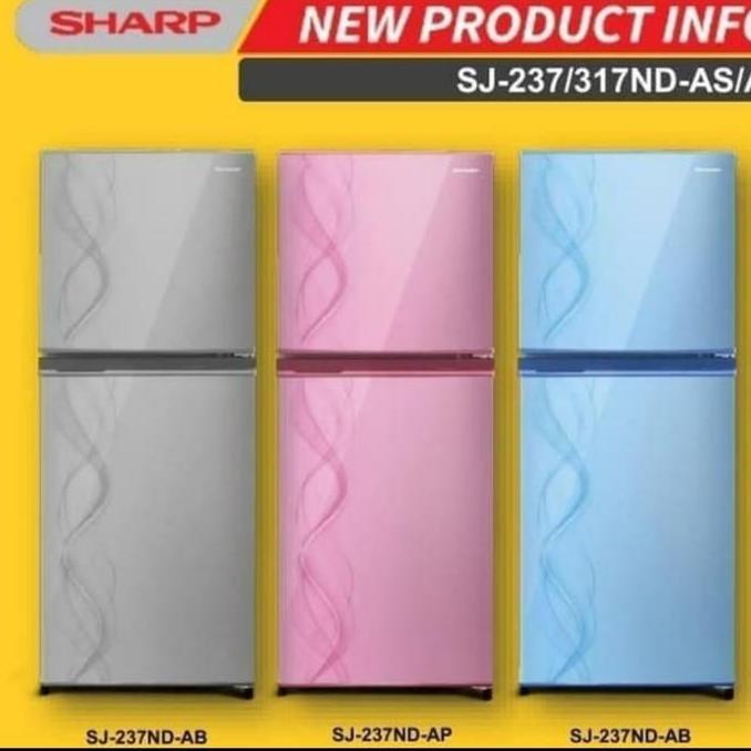 KULKAS SHARP 2PINTU SJ-237ND NO FROST