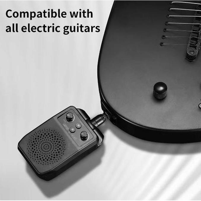 Joyo JA-05G Mini Ampli Gitar Portable dengan Efek Bluetooth Speaker 5W Rechargeable Plug & Play Ampl