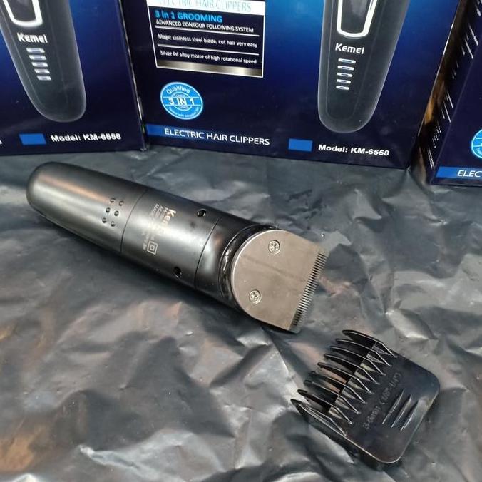 Littlehn- Alat Cukur Kumis Multifungsi Kemei Km-6558 - Hair Clipper Kemei Km 655