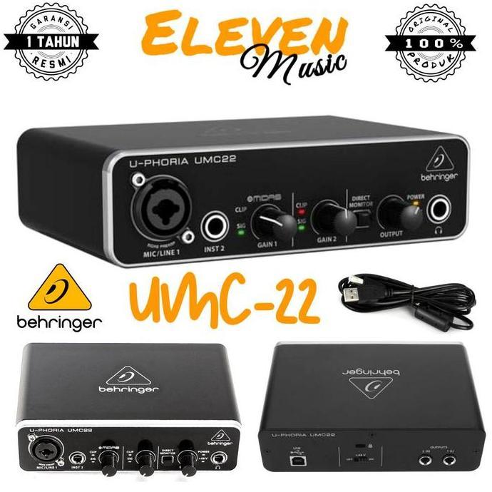 soundcard behringer umc22 umc 22 soundcard