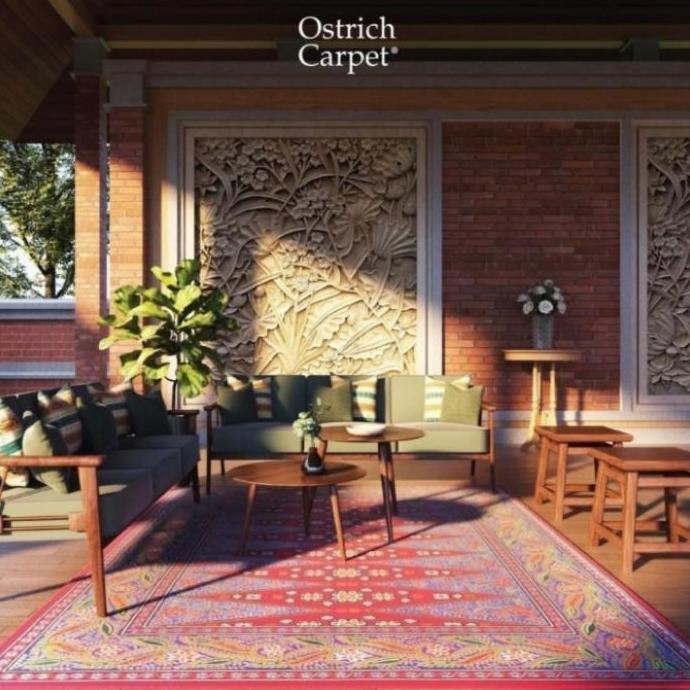 Karpet Permadani Tikar OSTRICH VARSA Turki Turkey Tebal Ekspor Dubai